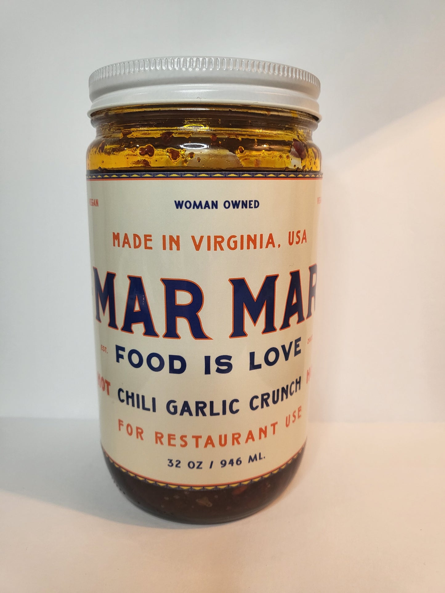 32oz Jar | Hot Version | Chili Garlic Mar Mar