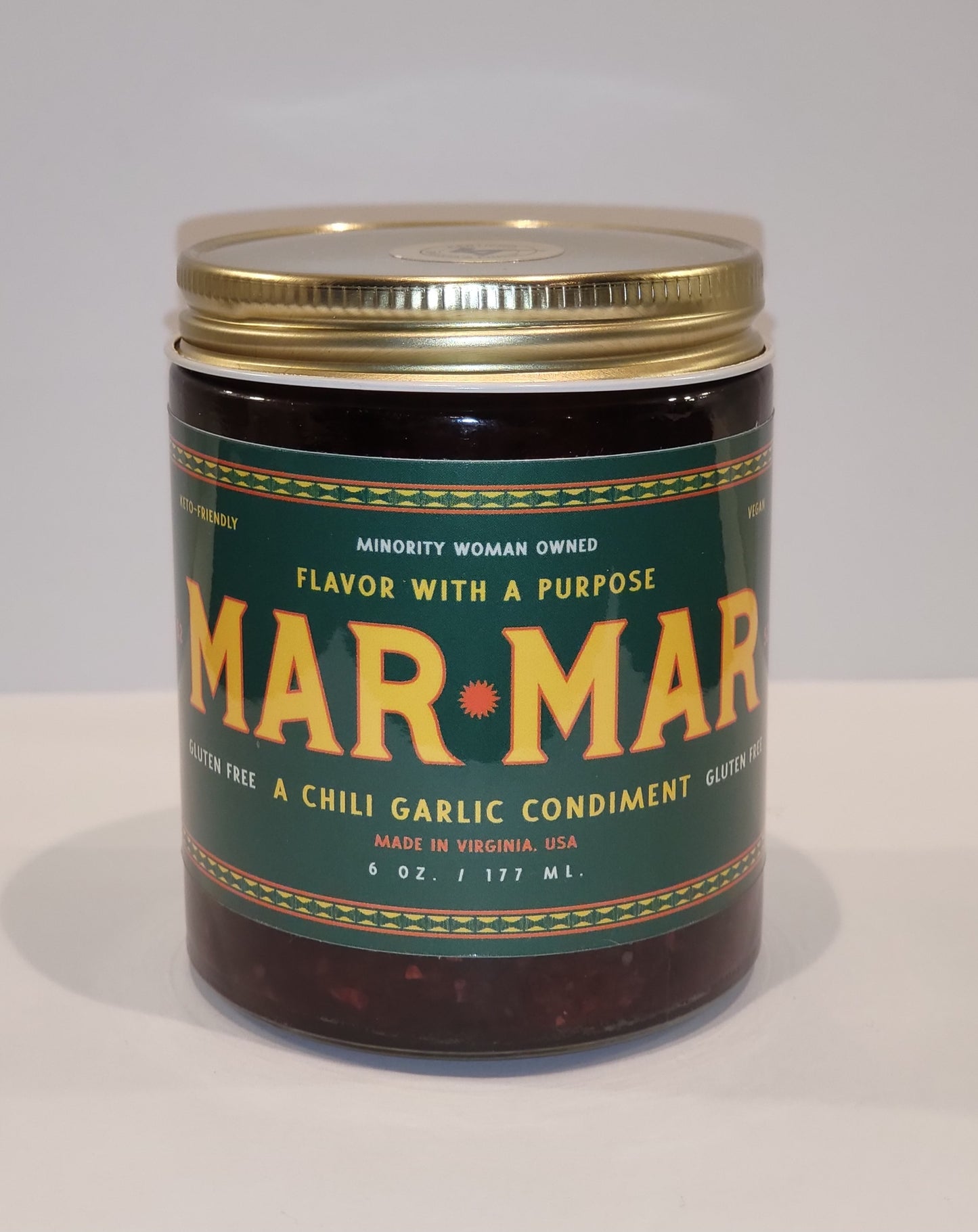 6oz Jar | GLUTEN FREE Original Version | Chili Garlic Mar Mar